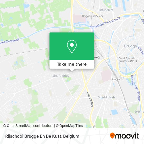 Rijschool Brugge En De Kust map