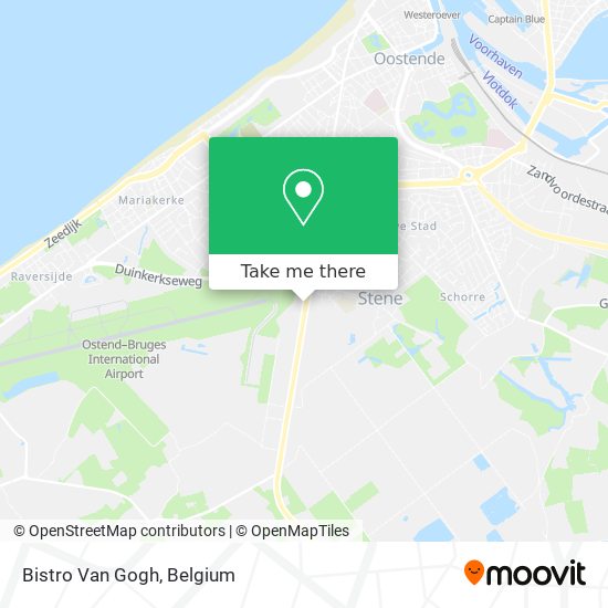 Bistro Van Gogh map