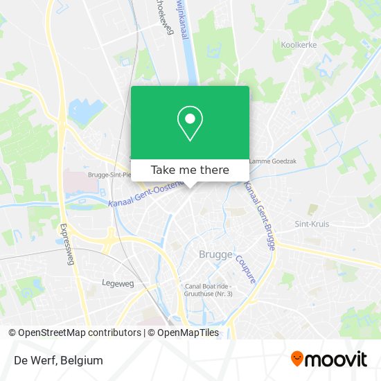 De Werf map