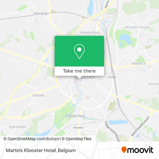 Martin's Klooster Hotel map