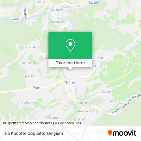 La Kocotte Coquette map