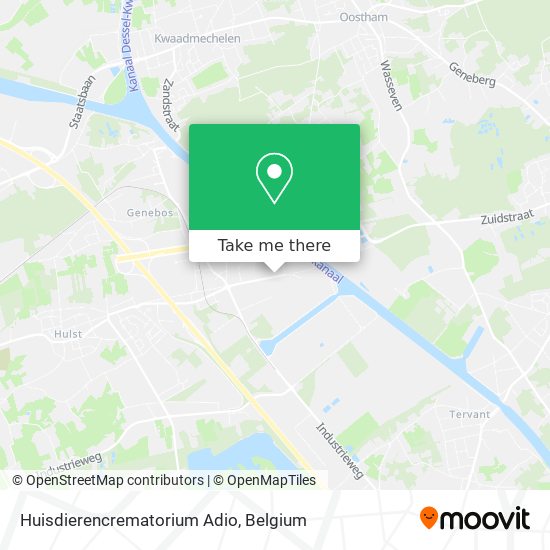 Huisdierencrematorium Adio map