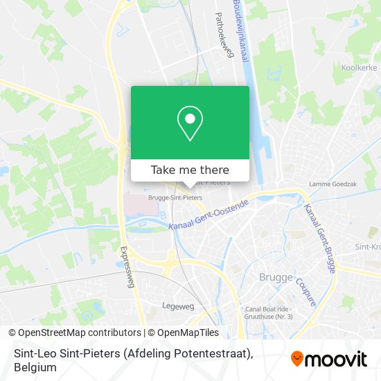 Sint-Leo Sint-Pieters (Afdeling Potentestraat) map