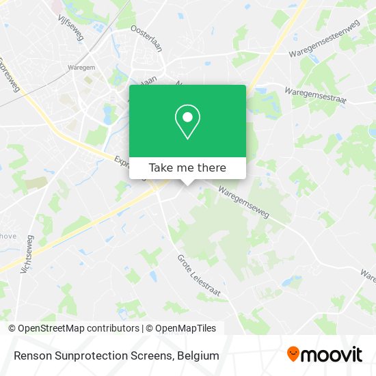 Renson Sunprotection Screens map