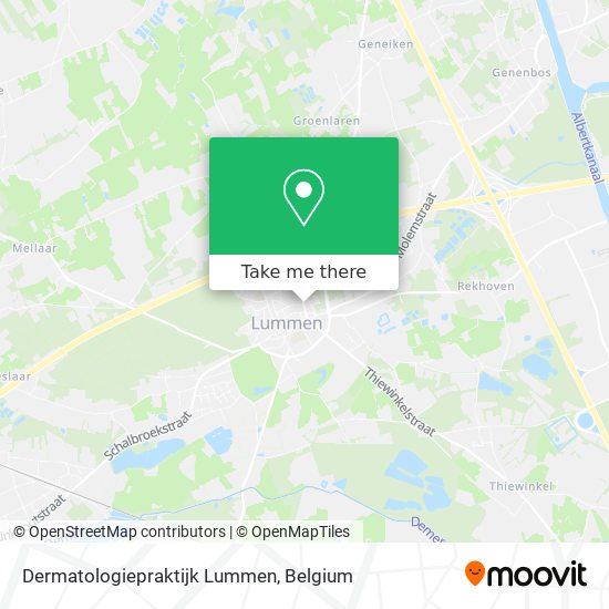 Dermatologiepraktijk Lummen plan