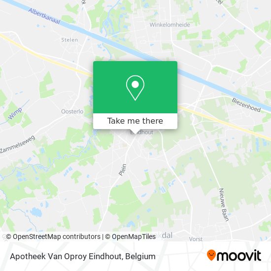Apotheek Van Oproy Eindhout map