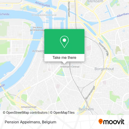 Pension Appelmans map