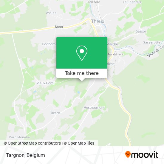 Targnon map