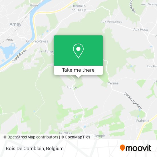 Bois De Comblain map