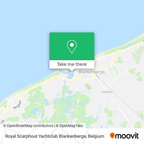 Royal Scarphout Yachtclub Blankenberge map