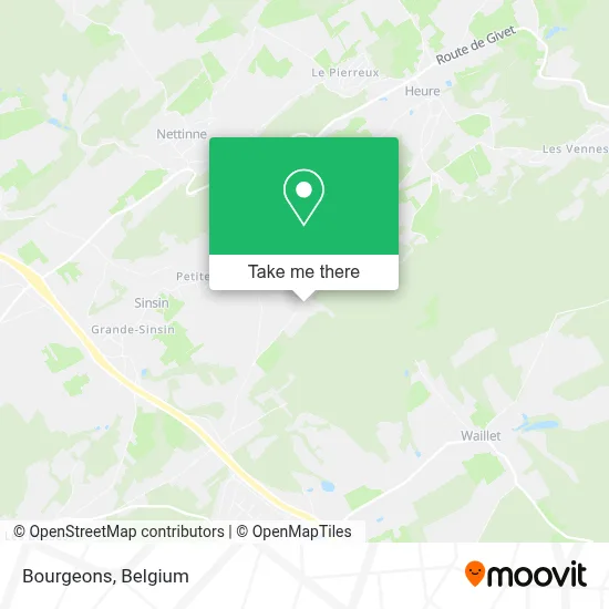 Bourgeons map