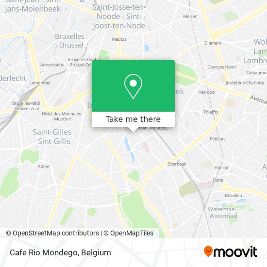 Cafe Rio Mondego map