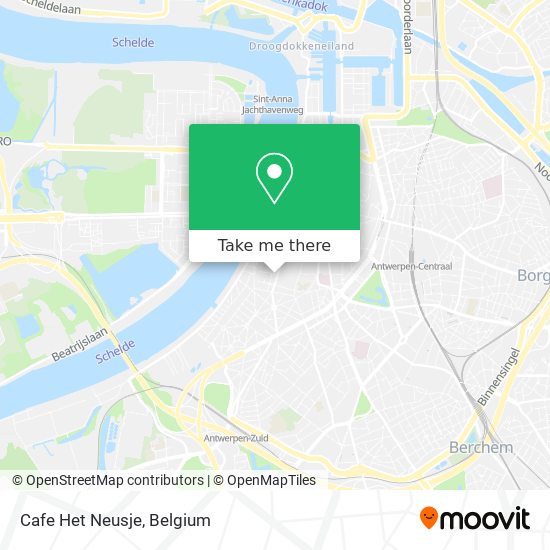 Cafe Het Neusje map