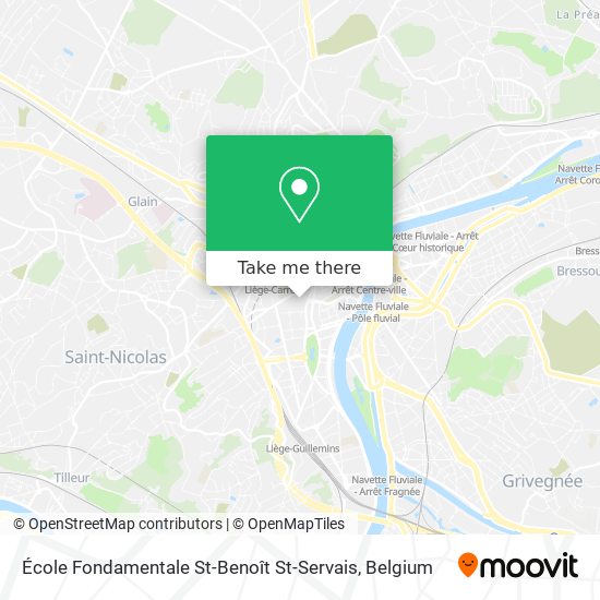École Fondamentale St-Benoît St-Servais map