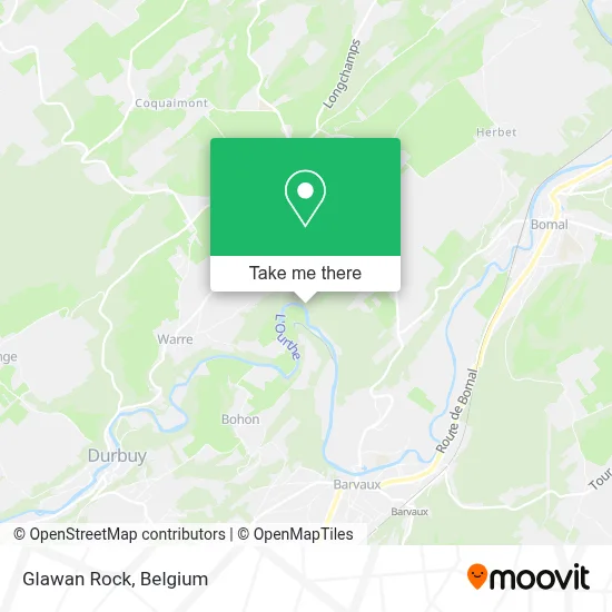 Glawan Rock map