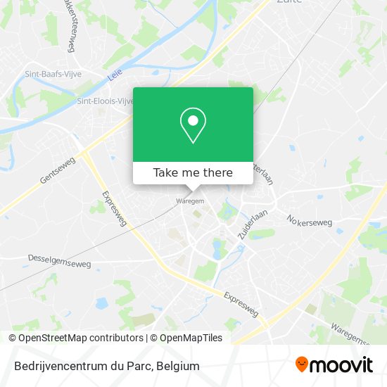 Bedrijvencentrum du Parc plan