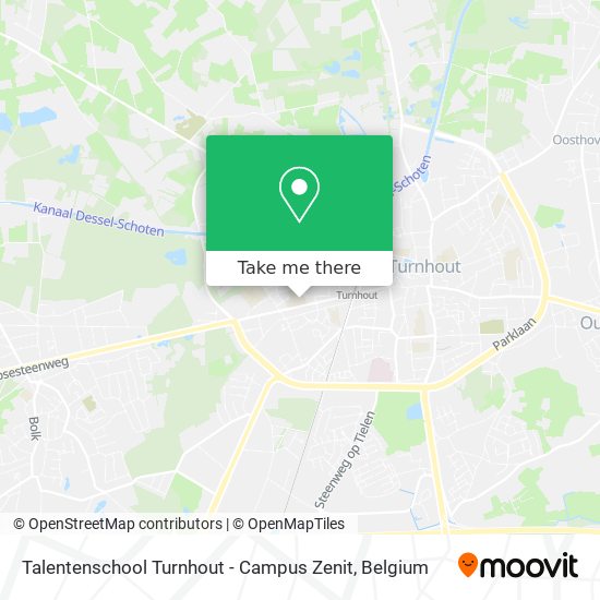 Talentenschool Turnhout - Campus Zenit map