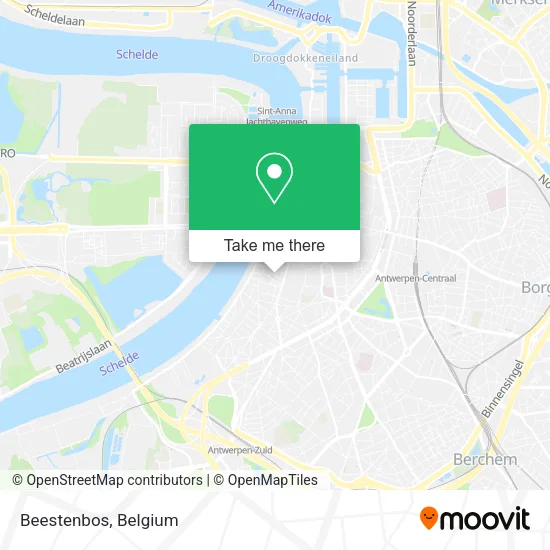 Beestenbos map