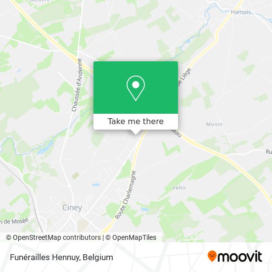 Funérailles Hennuy plan