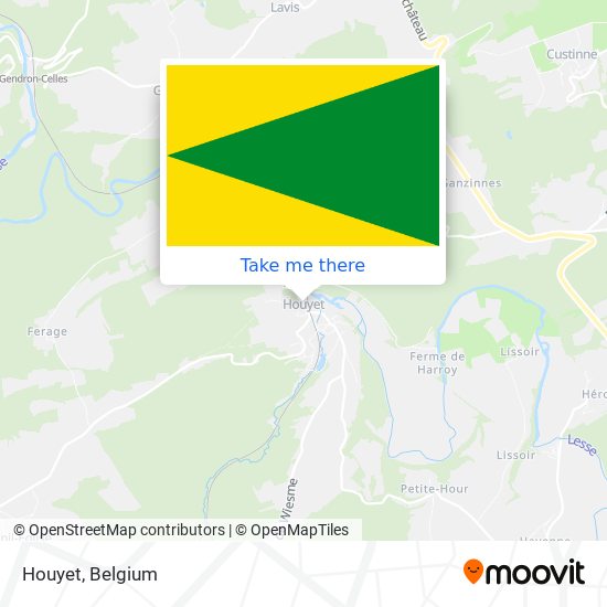 Houyet map