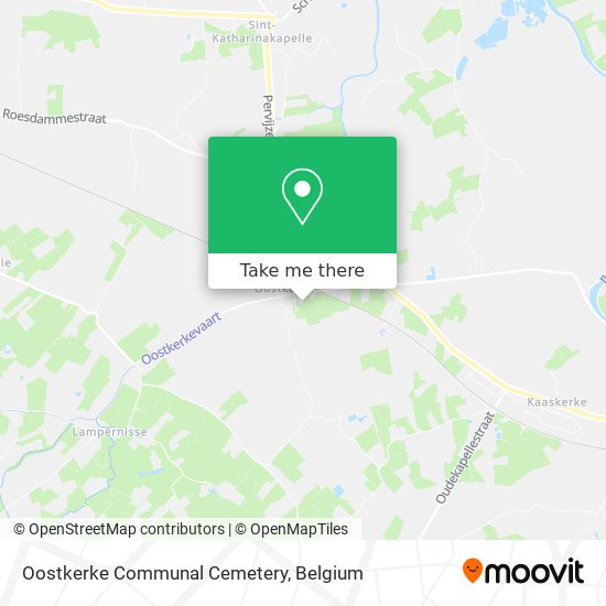 Oostkerke Communal Cemetery map