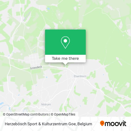Herzebösch Sport & Kulturzentrum Goe plan