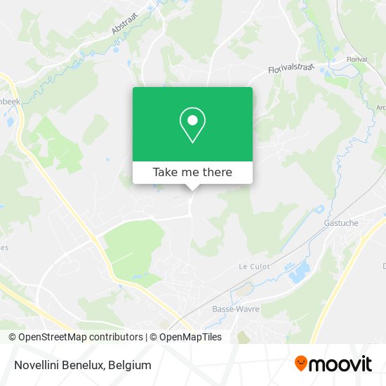 Novellini Benelux map