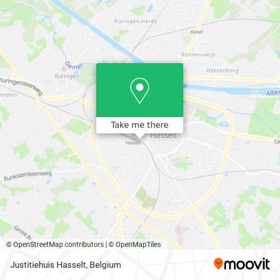 Justitiehuis Hasselt plan