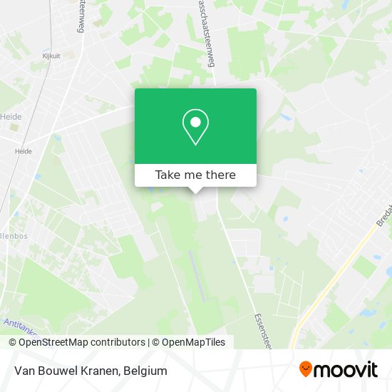 Van Bouwel Kranen map