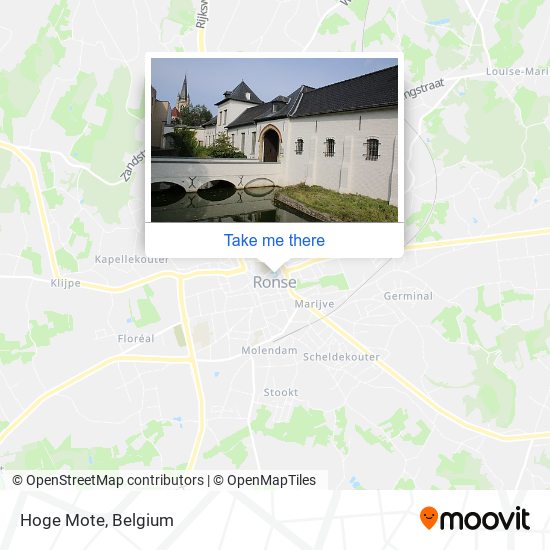 Hoge Mote map