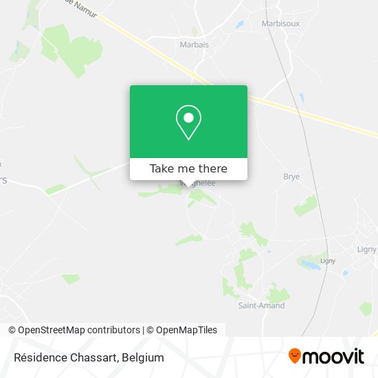 Résidence Chassart map