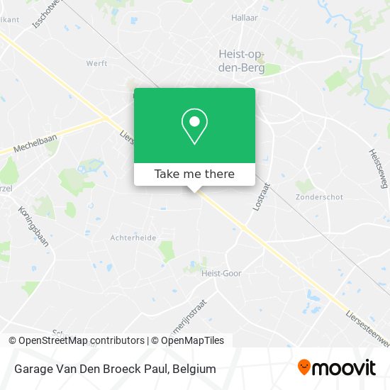 Garage Van Den Broeck Paul plan