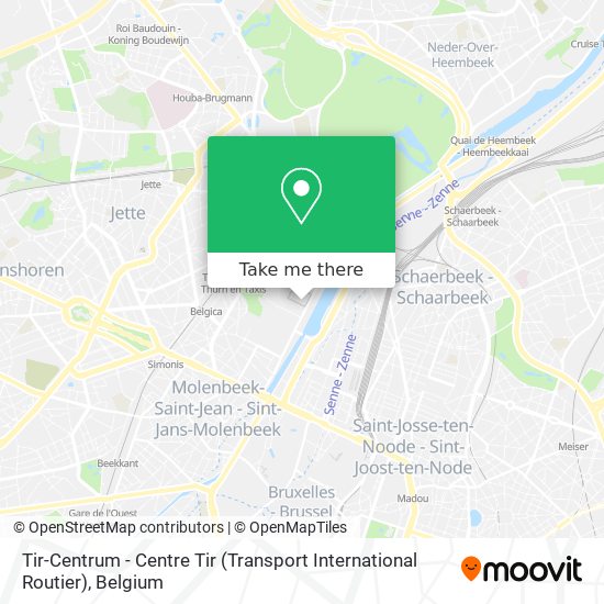 Tir-Centrum - Centre Tir (Transport International Routier) plan