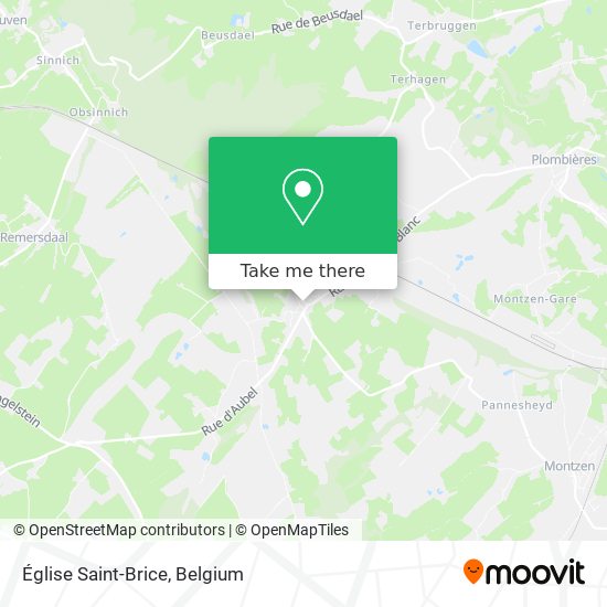 Église Saint-Brice plan
