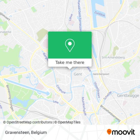 Gravensteen map