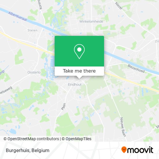 Burgerhuis map