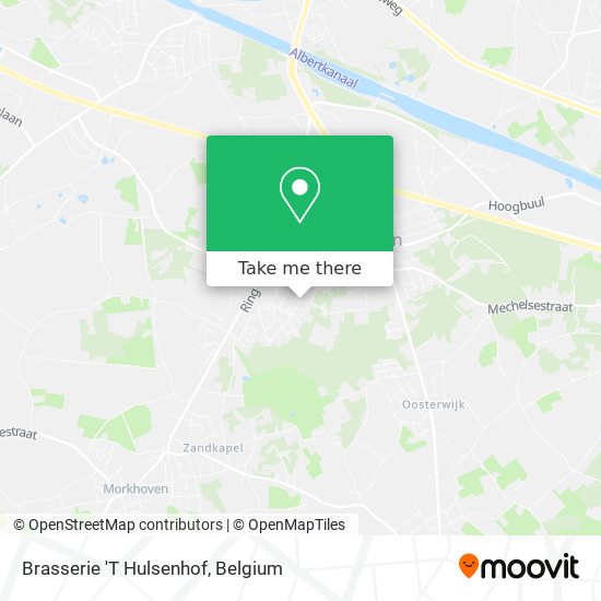 Brasserie 'T Hulsenhof map