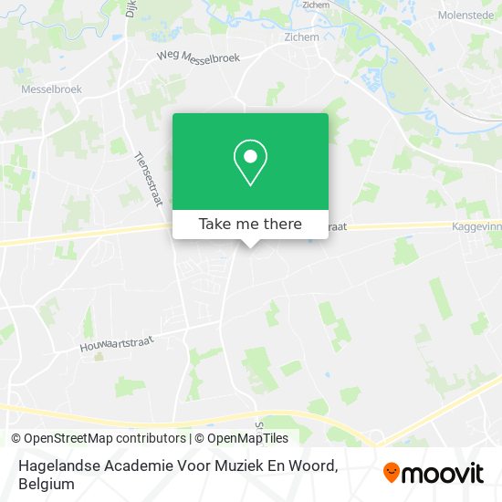 Hagelandse Academie Voor Muziek En Woord plan