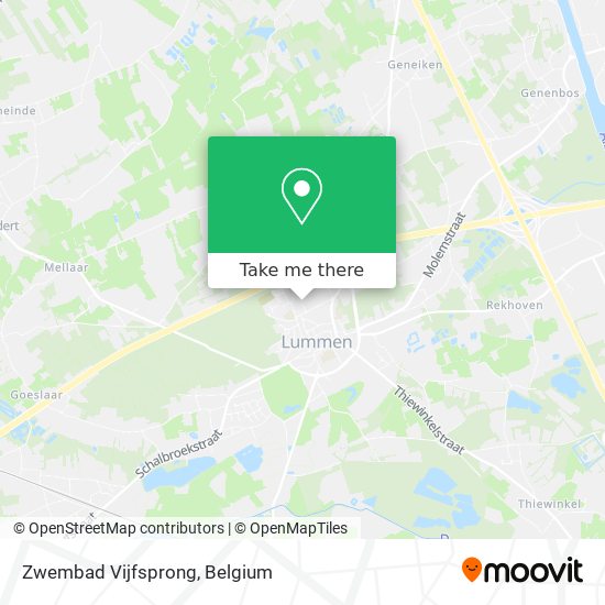 Zwembad Vijfsprong plan