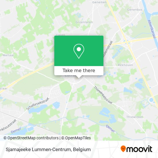 Sjamajeeke Lummen-Centrum map
