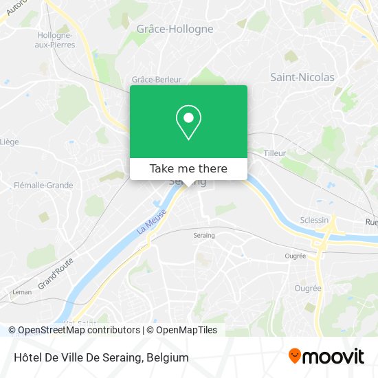 Hôtel De Ville De Seraing map