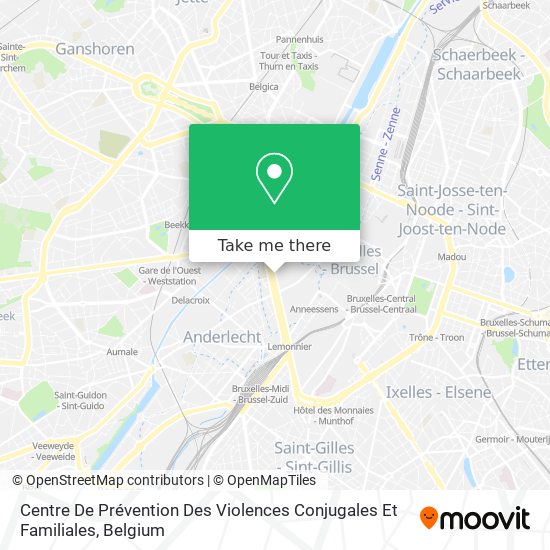 Centre De Prévention Des Violences Conjugales Et Familiales map