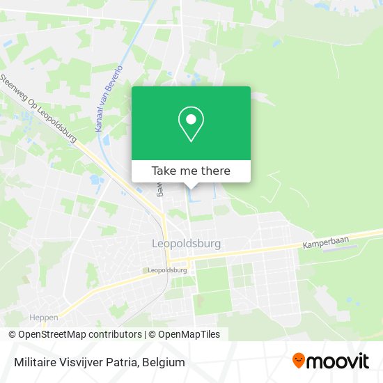 Militaire Visvijver Patria map