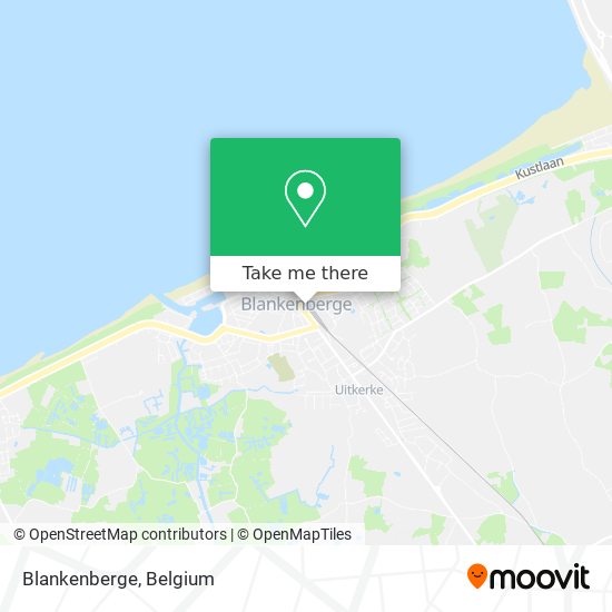 Blankenberge map