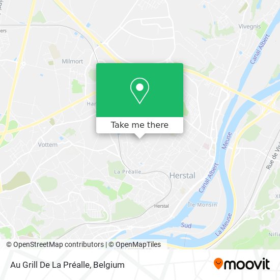 Au Grill De La Préalle map