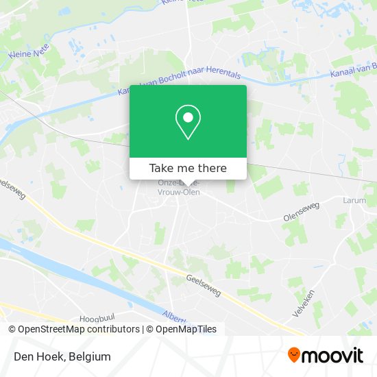 Den Hoek map