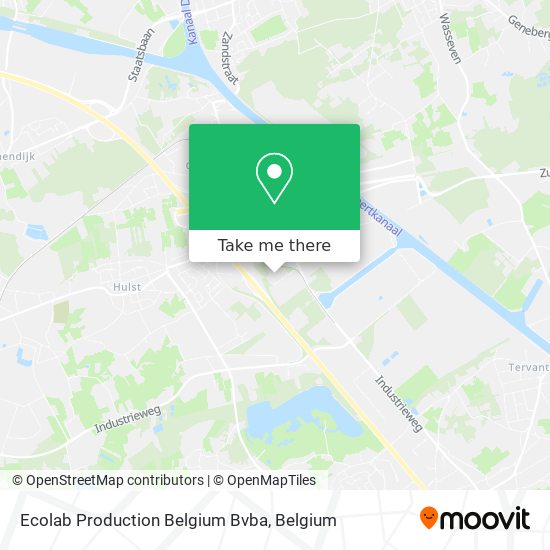 Ecolab Production Belgium Bvba map