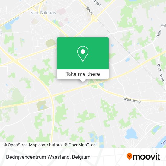 Bedrijvencentrum Waasland map