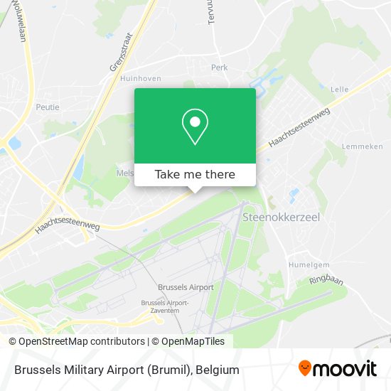 Brussels Military Airport (Brumil) map