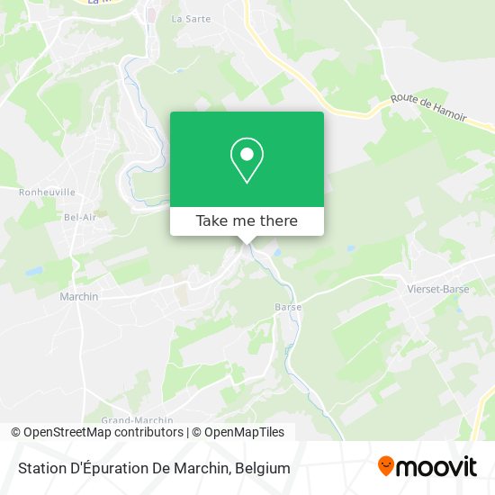 Station D'Épuration De Marchin plan